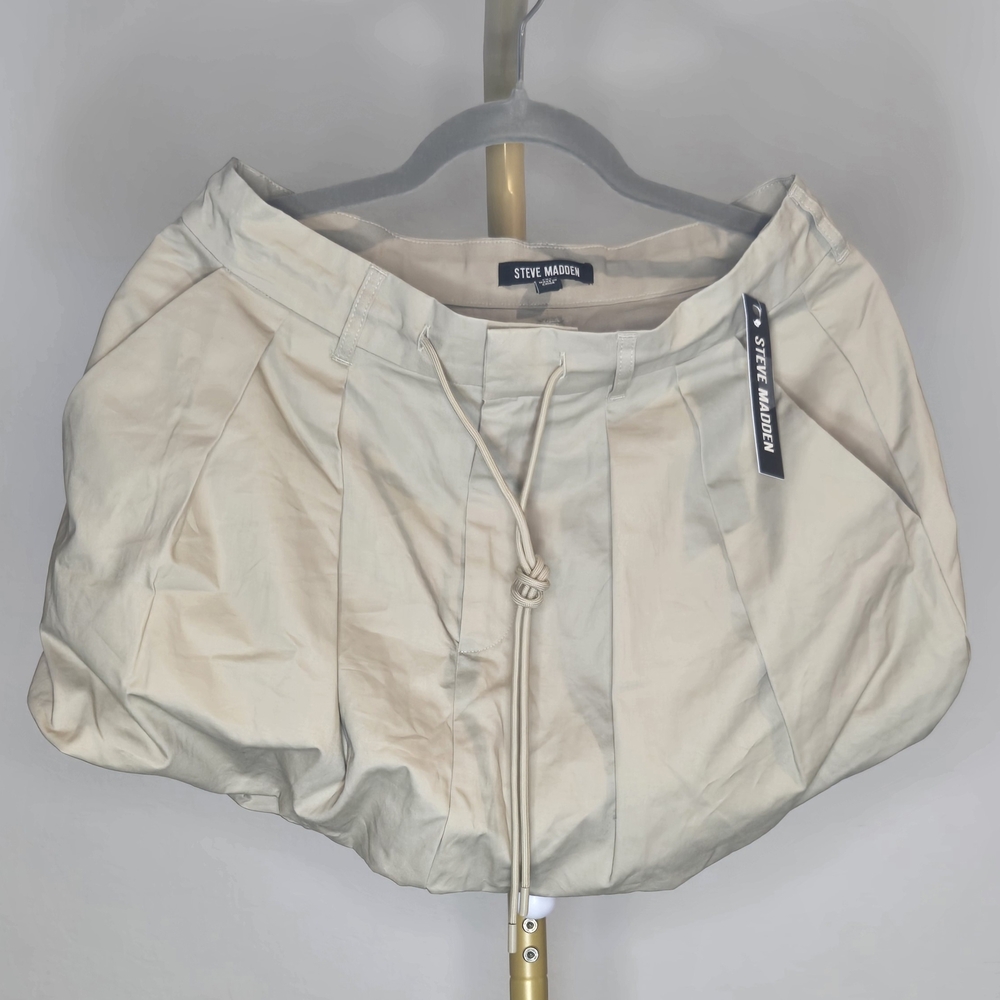 Steve Madden Khaki Drawstring Skirt Size M